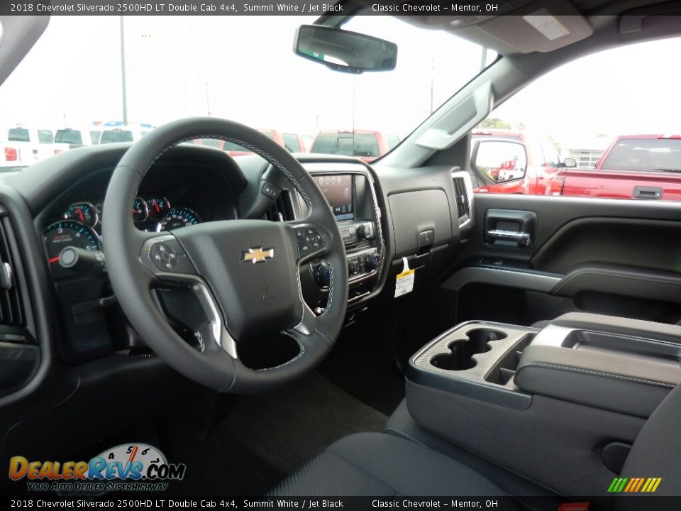 Front Seat of 2018 Chevrolet Silverado 2500HD LT Double Cab 4x4 Photo #6