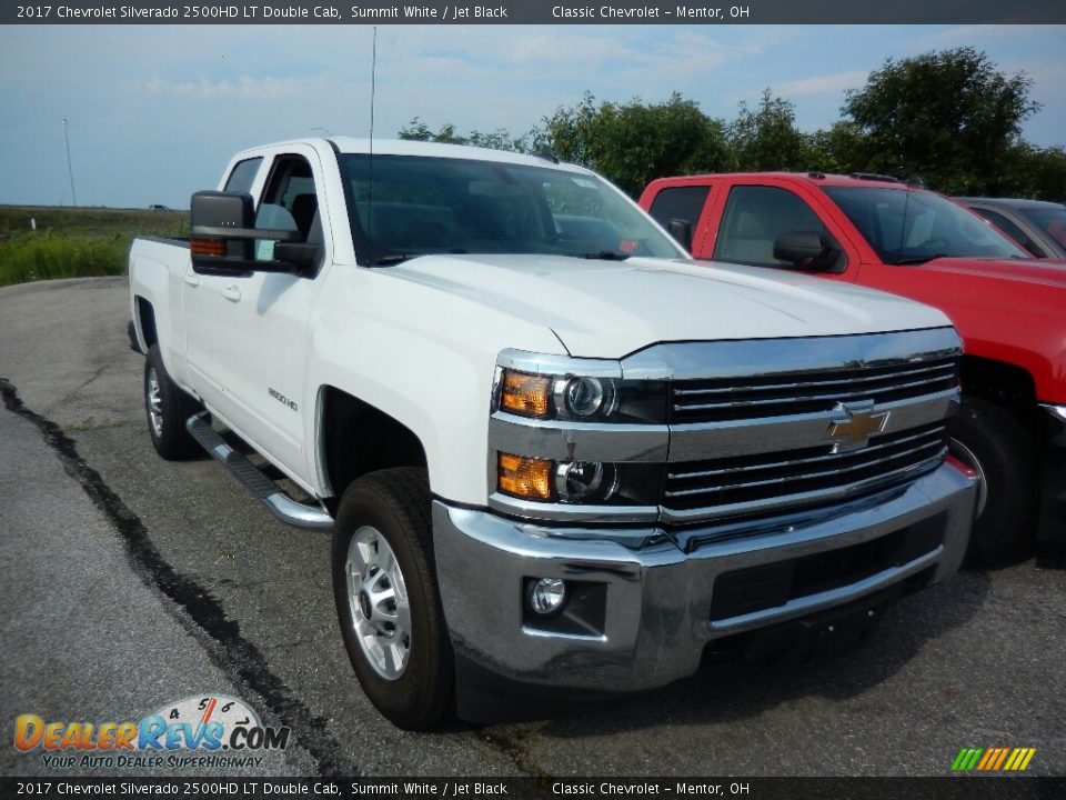 2017 Chevrolet Silverado 2500HD LT Double Cab Summit White / Jet Black Photo #3
