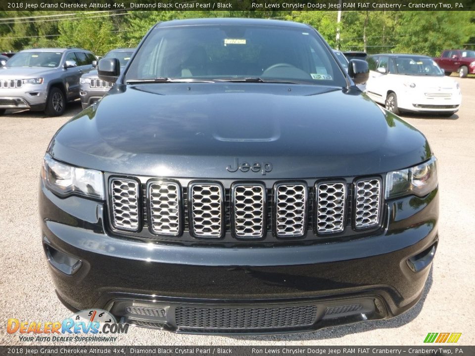 2018 Jeep Grand Cherokee Altitude 4x4 Diamond Black Crystal Pearl / Black Photo #8