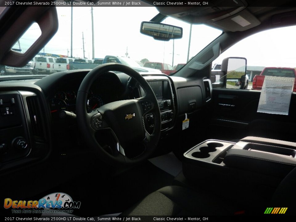 2017 Chevrolet Silverado 2500HD LT Double Cab Summit White / Jet Black Photo #6