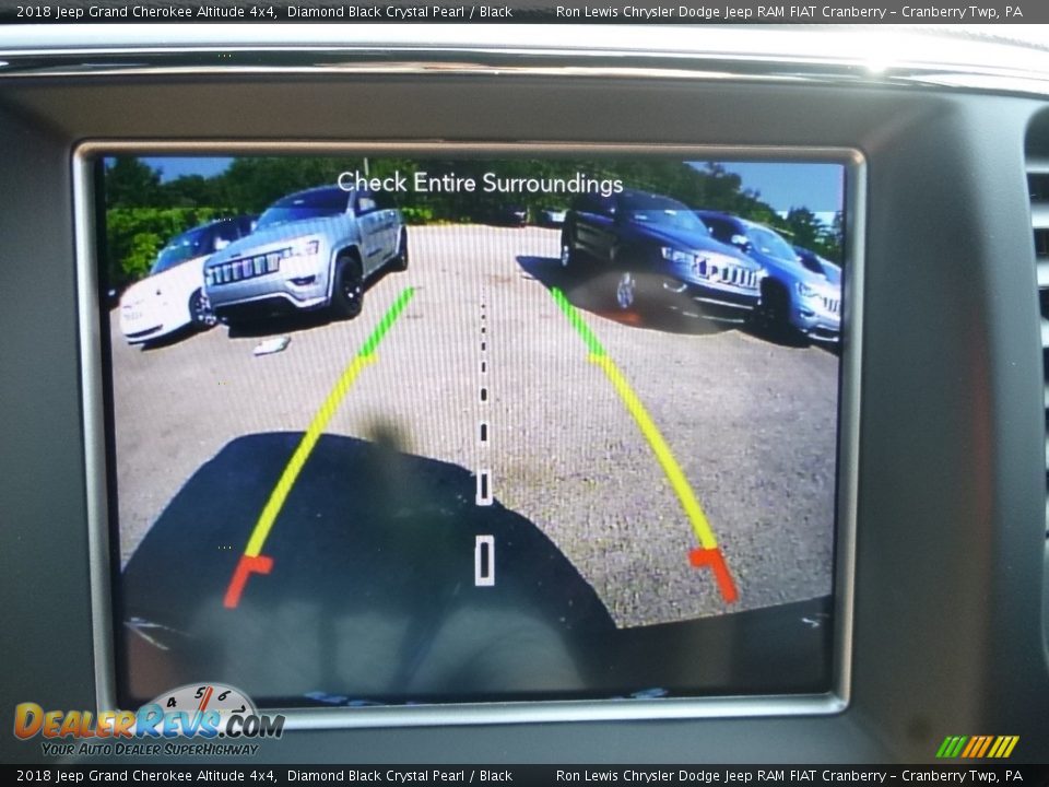 2018 Jeep Grand Cherokee Altitude 4x4 Diamond Black Crystal Pearl / Black Photo #18