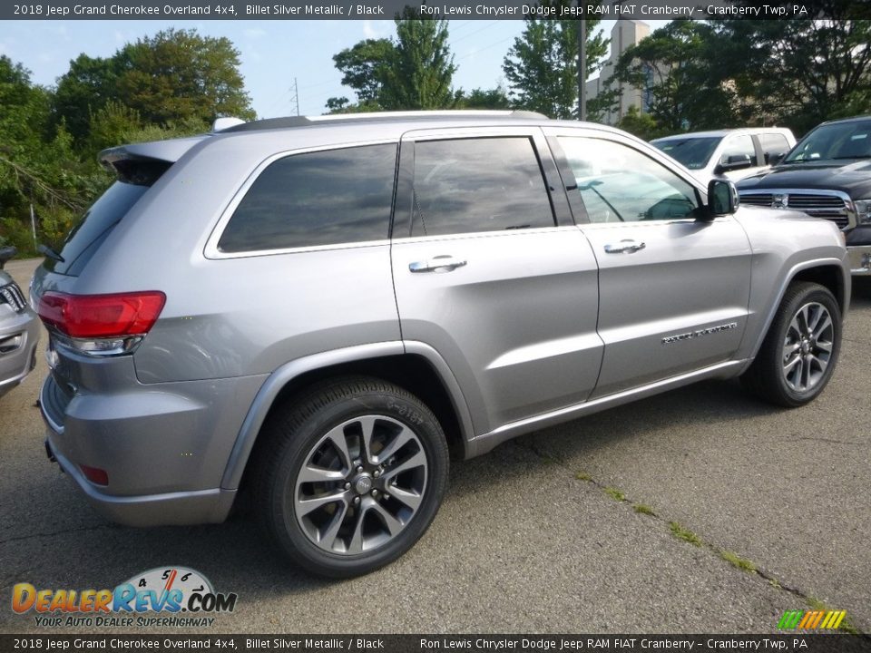 2018 Jeep Grand Cherokee Overland 4x4 Billet Silver Metallic / Black Photo #5