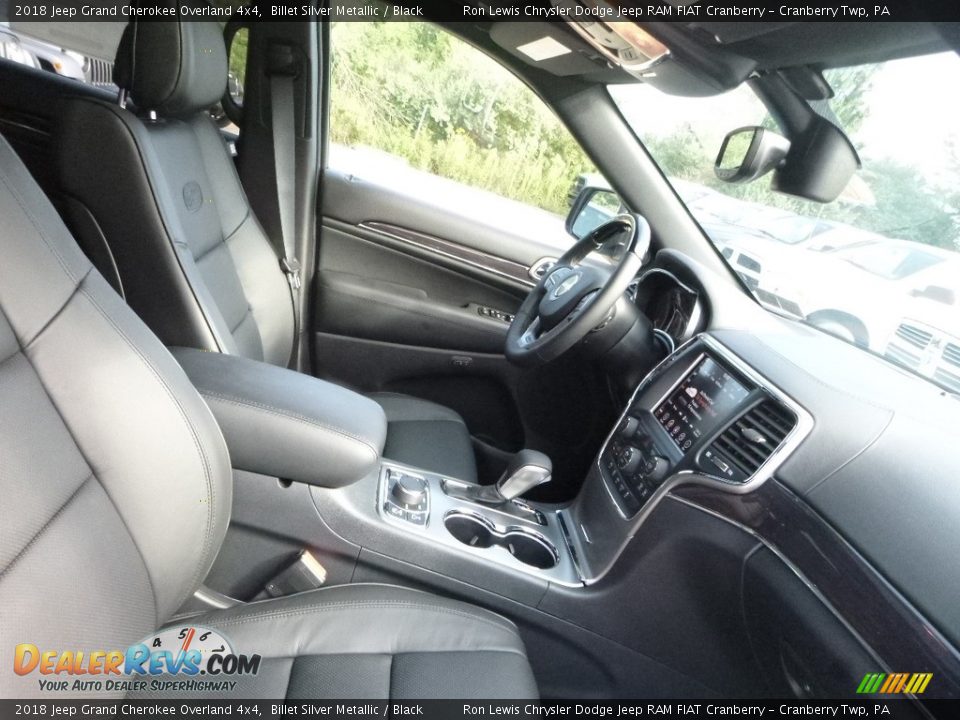 2018 Jeep Grand Cherokee Overland 4x4 Billet Silver Metallic / Black Photo #10