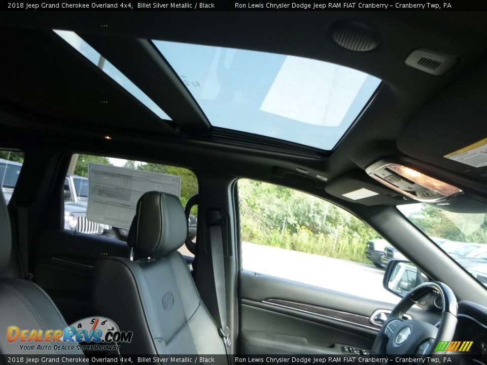 2018 Jeep Grand Cherokee Overland 4x4 Billet Silver Metallic / Black Photo #12