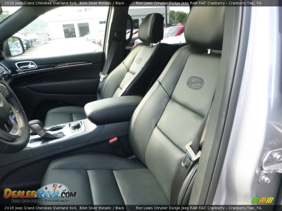 2018 Jeep Grand Cherokee Overland 4x4 Billet Silver Metallic / Black Photo #16