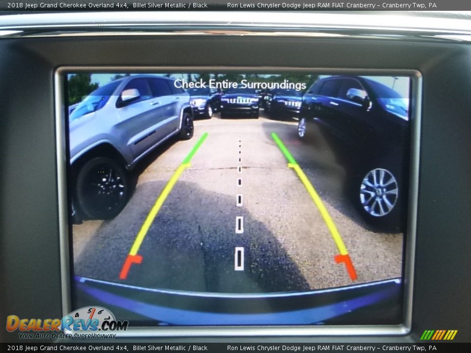 2018 Jeep Grand Cherokee Overland 4x4 Billet Silver Metallic / Black Photo #19