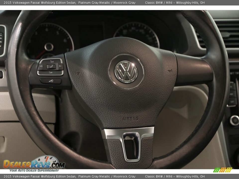 2015 Volkswagen Passat Wolfsburg Edition Sedan Platinum Gray Metallic / Moonrock Gray Photo #7