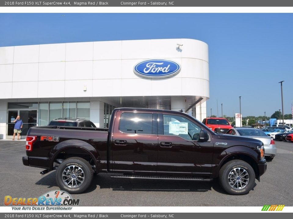 Magma Red 2018 Ford F150 XLT SuperCrew 4x4 Photo #2