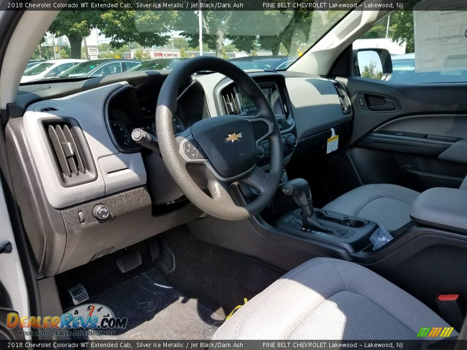 2018 Chevrolet Colorado WT Extended Cab Silver Ice Metallic / Jet Black/Dark Ash Photo #7