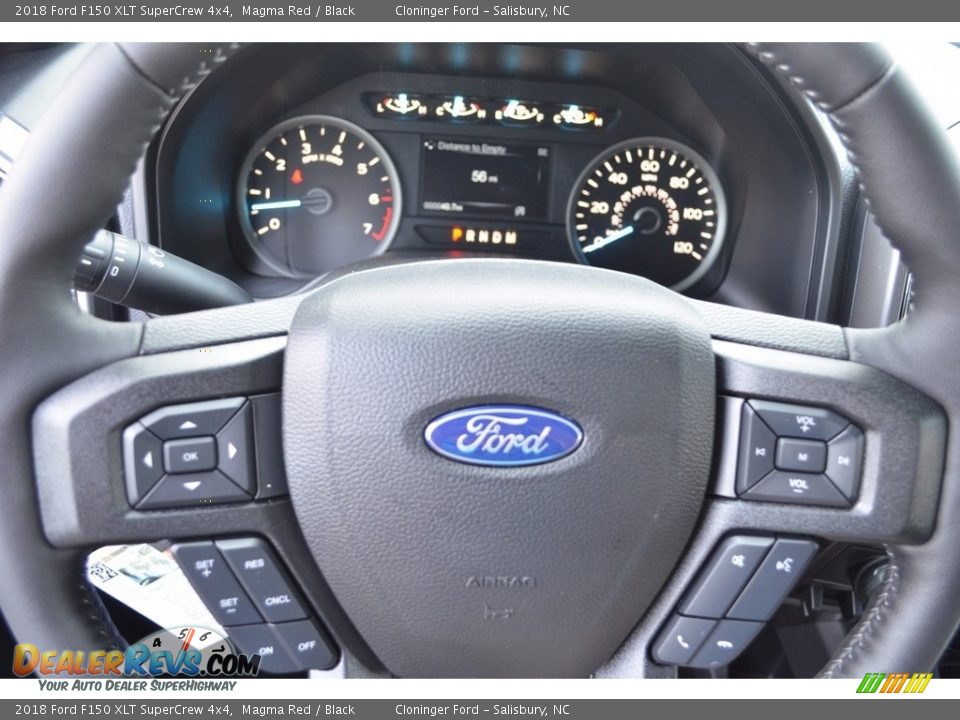 2018 Ford F150 XLT SuperCrew 4x4 Steering Wheel Photo #22