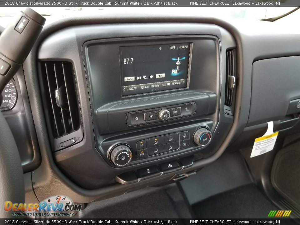 Controls of 2018 Chevrolet Silverado 3500HD Work Truck Double Cab Photo #10
