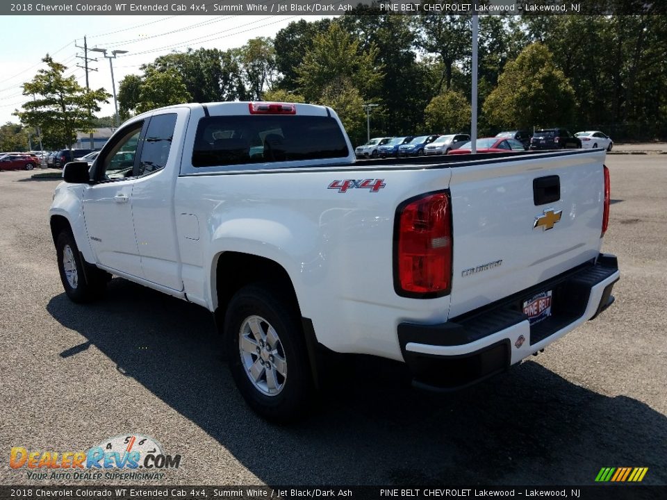2018 Chevrolet Colorado WT Extended Cab 4x4 Summit White / Jet Black/Dark Ash Photo #4