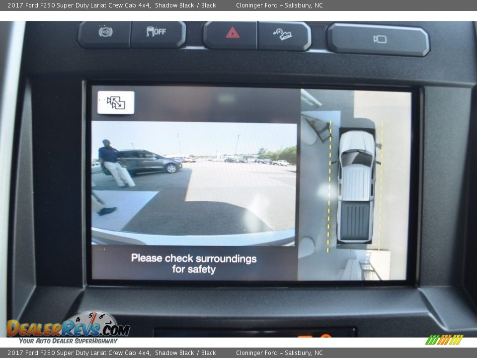 2017 Ford F250 Super Duty Lariat Crew Cab 4x4 Shadow Black / Black Photo #14