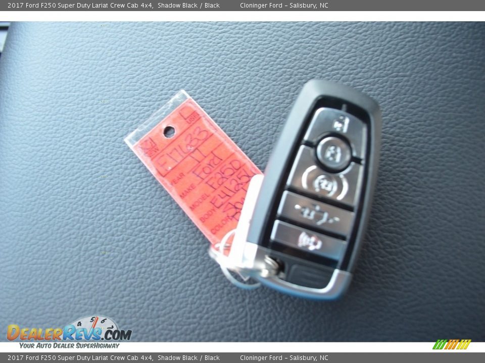 2017 Ford F250 Super Duty Lariat Crew Cab 4x4 Shadow Black / Black Photo #22