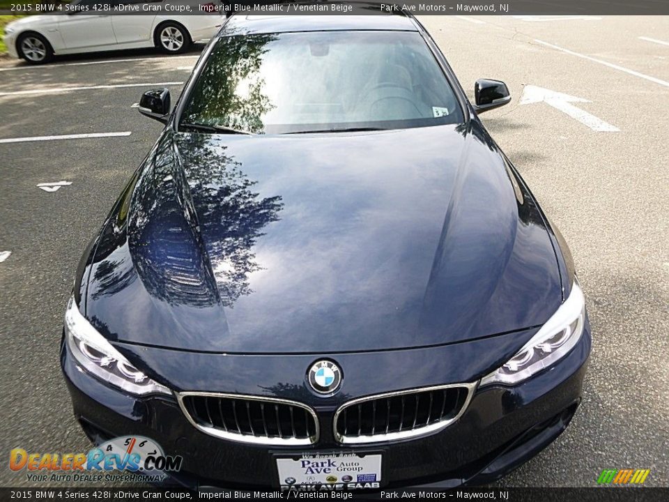 2015 BMW 4 Series 428i xDrive Gran Coupe Imperial Blue Metallic / Venetian Beige Photo #8