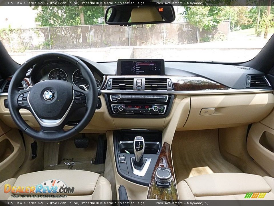 2015 BMW 4 Series 428i xDrive Gran Coupe Imperial Blue Metallic / Venetian Beige Photo #29