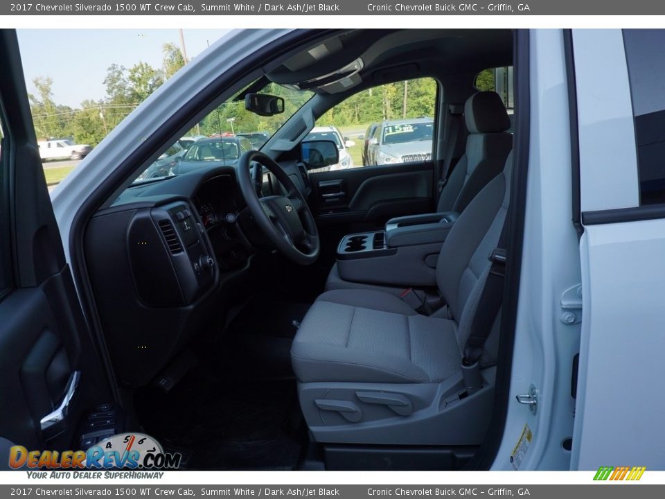 2017 Chevrolet Silverado 1500 WT Crew Cab Summit White / Dark Ash/Jet Black Photo #9