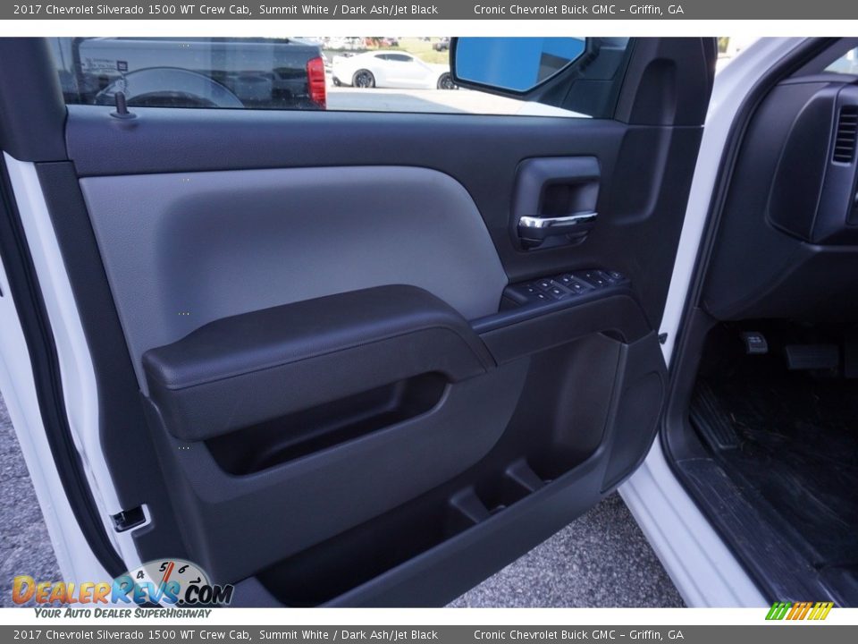 2017 Chevrolet Silverado 1500 WT Crew Cab Summit White / Dark Ash/Jet Black Photo #11
