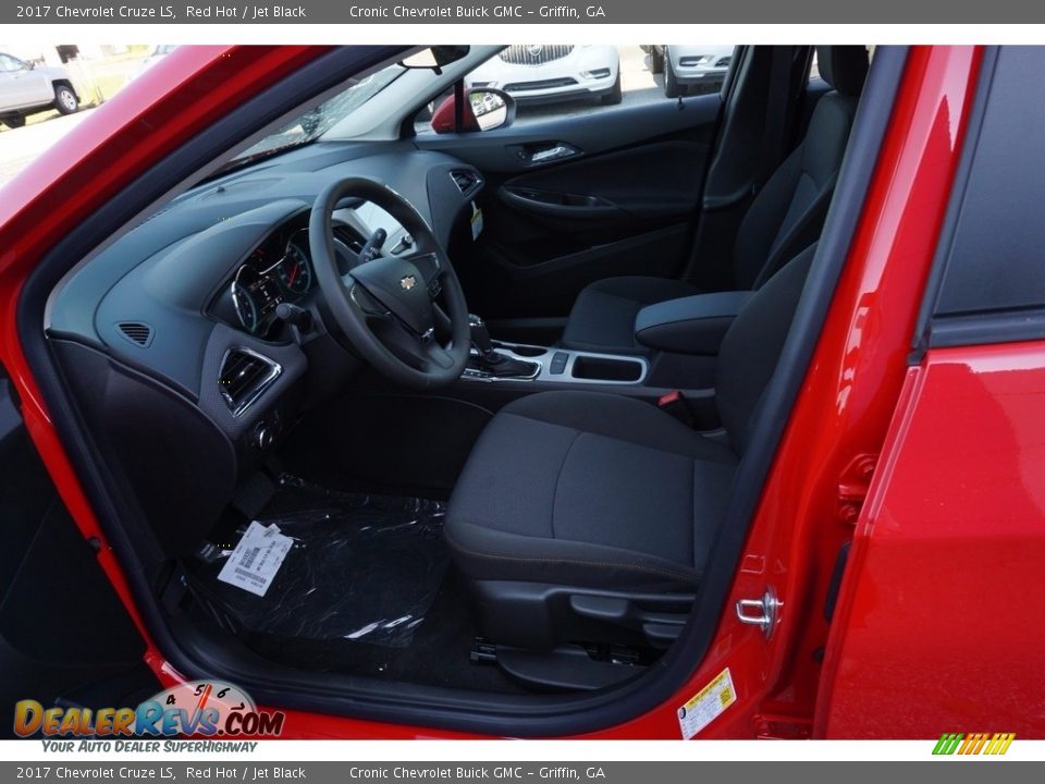 2017 Chevrolet Cruze LS Red Hot / Jet Black Photo #9