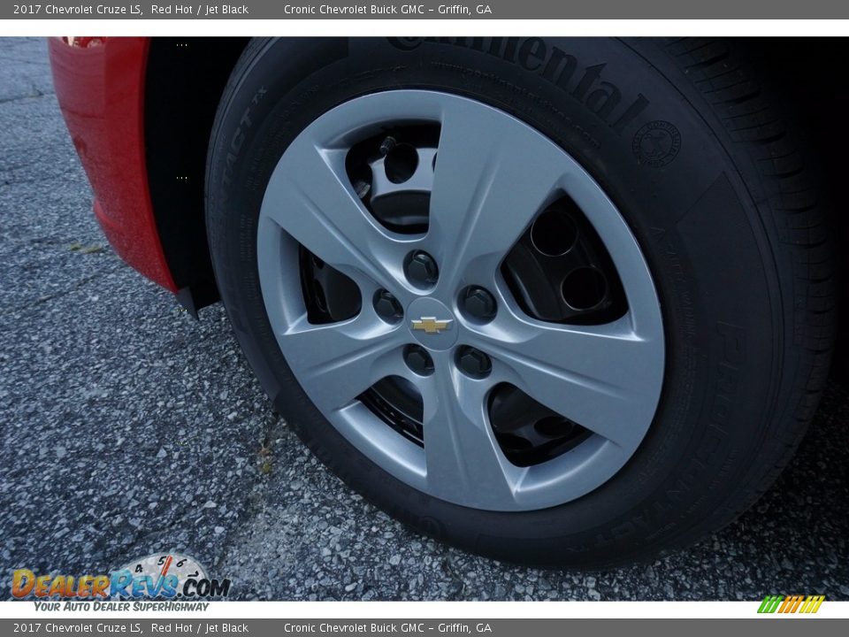 2017 Chevrolet Cruze LS Red Hot / Jet Black Photo #11