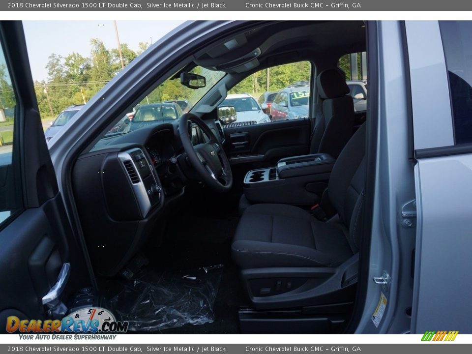 2018 Chevrolet Silverado 1500 LT Double Cab Silver Ice Metallic / Jet Black Photo #9