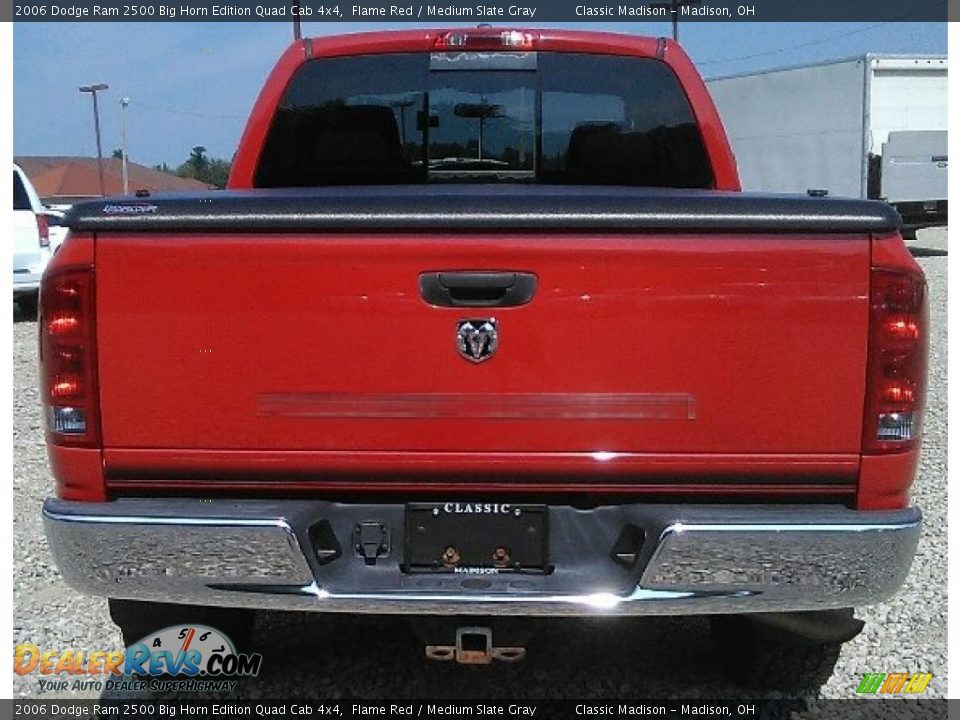2006 Dodge Ram 2500 Big Horn Edition Quad Cab 4x4 Flame Red / Medium Slate Gray Photo #5