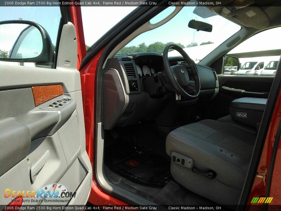 2006 Dodge Ram 2500 Big Horn Edition Quad Cab 4x4 Flame Red / Medium Slate Gray Photo #7