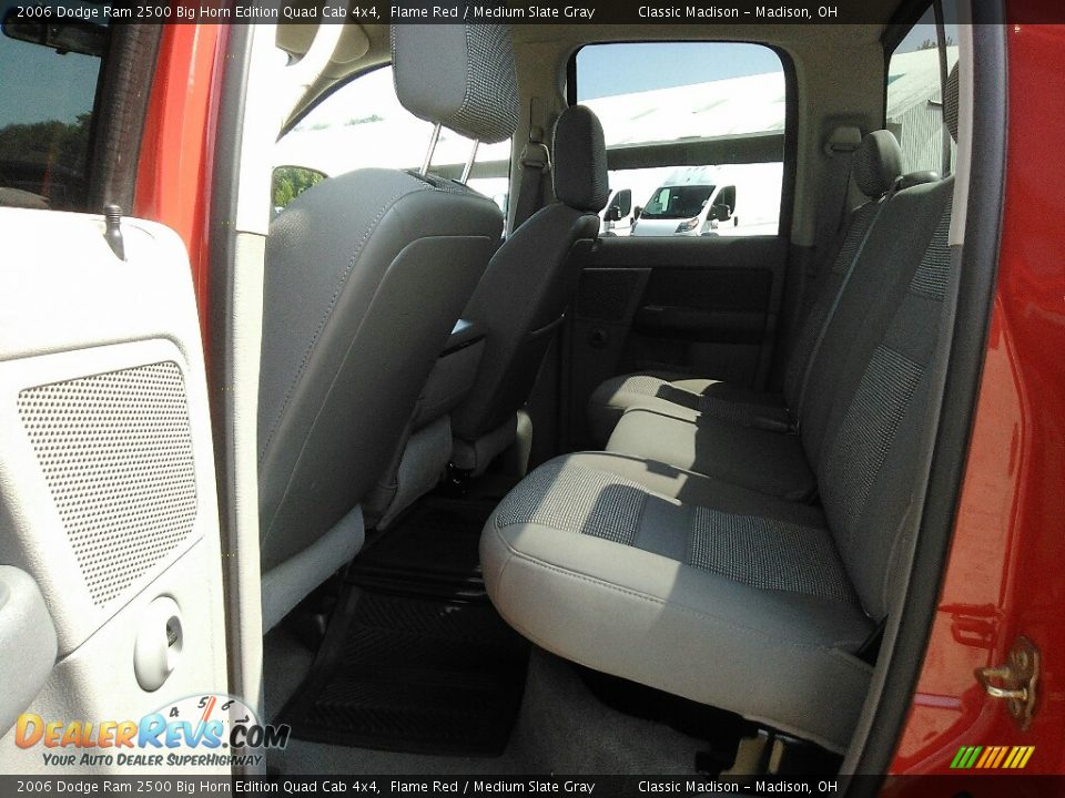 2006 Dodge Ram 2500 Big Horn Edition Quad Cab 4x4 Flame Red / Medium Slate Gray Photo #9