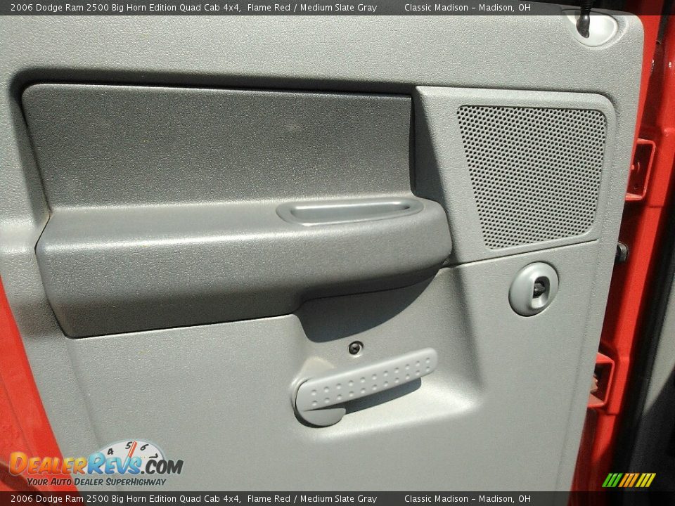 2006 Dodge Ram 2500 Big Horn Edition Quad Cab 4x4 Flame Red / Medium Slate Gray Photo #10