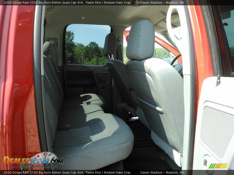 2006 Dodge Ram 2500 Big Horn Edition Quad Cab 4x4 Flame Red / Medium Slate Gray Photo #14
