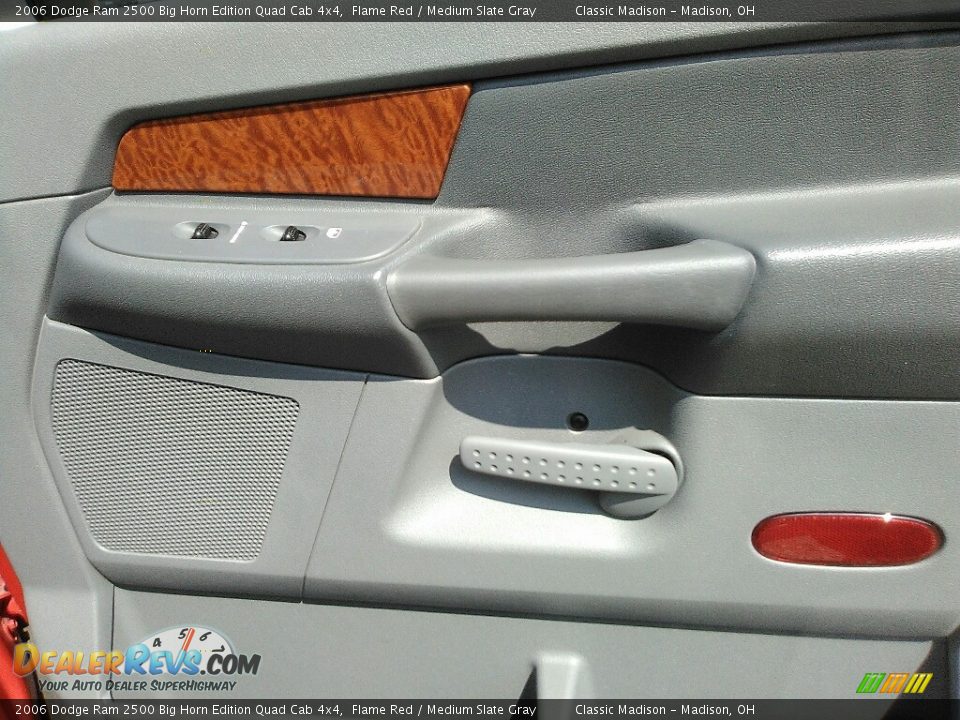 2006 Dodge Ram 2500 Big Horn Edition Quad Cab 4x4 Flame Red / Medium Slate Gray Photo #17