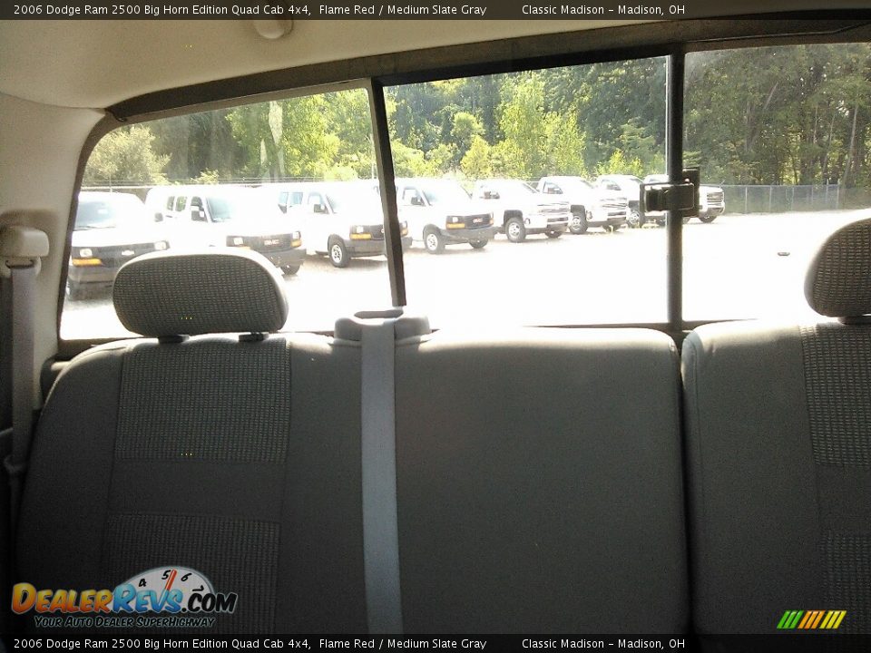 2006 Dodge Ram 2500 Big Horn Edition Quad Cab 4x4 Flame Red / Medium Slate Gray Photo #19