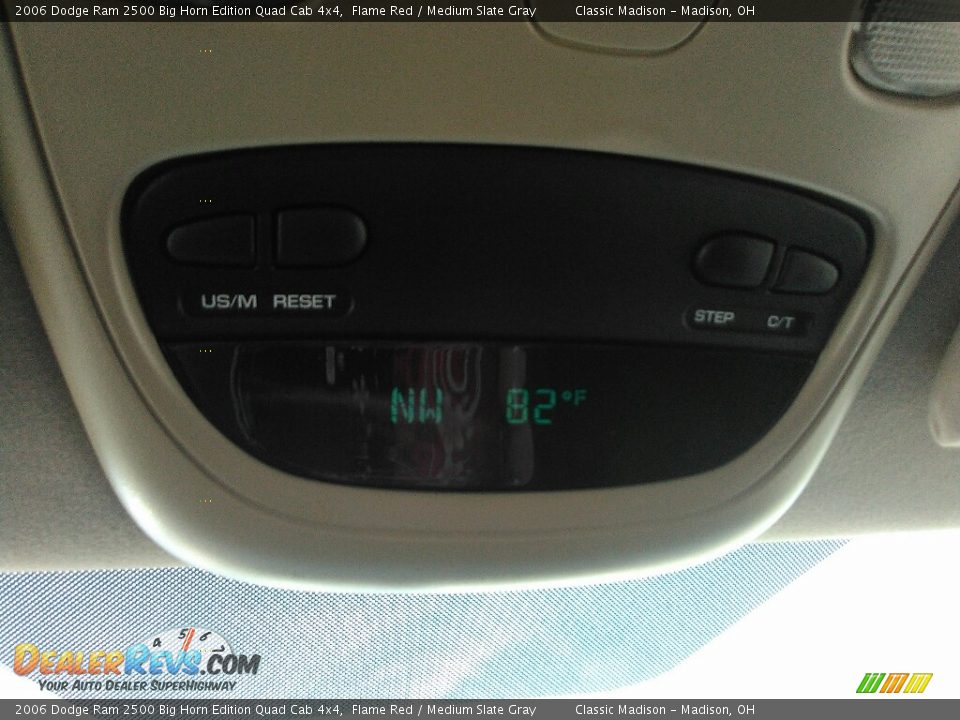 2006 Dodge Ram 2500 Big Horn Edition Quad Cab 4x4 Flame Red / Medium Slate Gray Photo #20