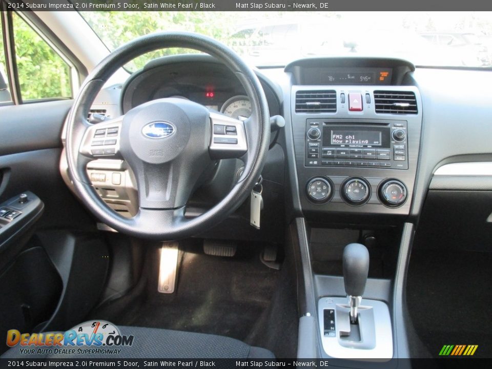 2014 Subaru Impreza 2.0i Premium 5 Door Satin White Pearl / Black Photo #10