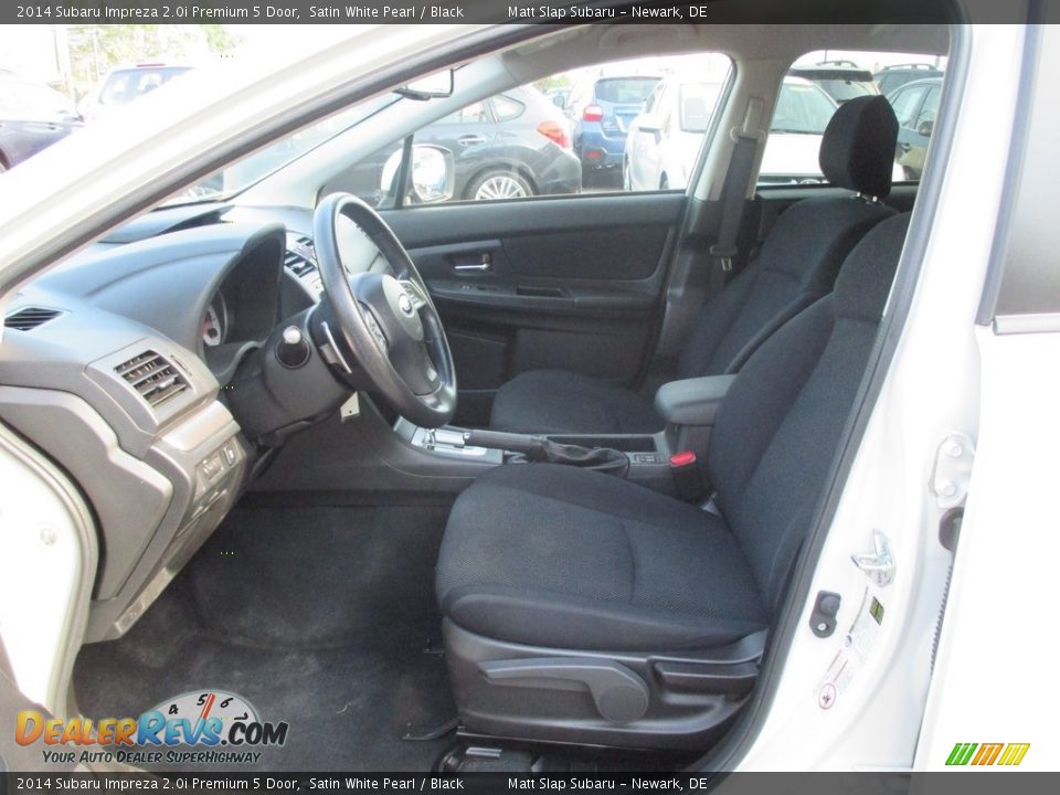 2014 Subaru Impreza 2.0i Premium 5 Door Satin White Pearl / Black Photo #13