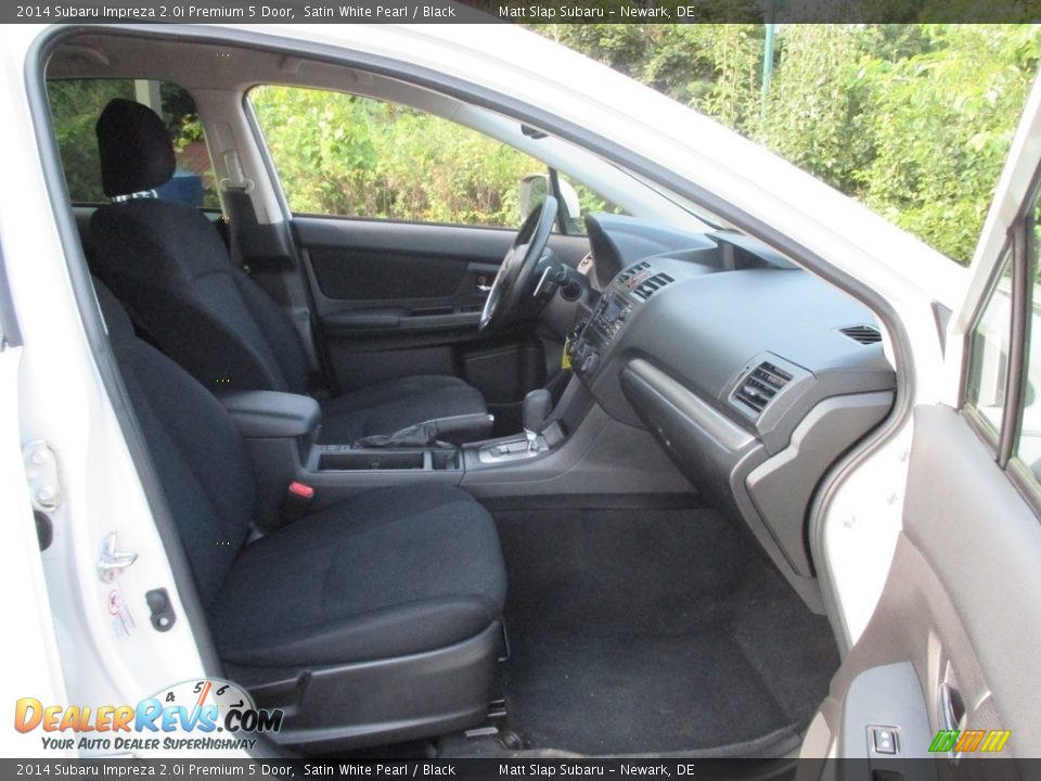 2014 Subaru Impreza 2.0i Premium 5 Door Satin White Pearl / Black Photo #18