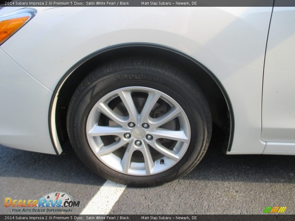 2014 Subaru Impreza 2.0i Premium 5 Door Satin White Pearl / Black Photo #22