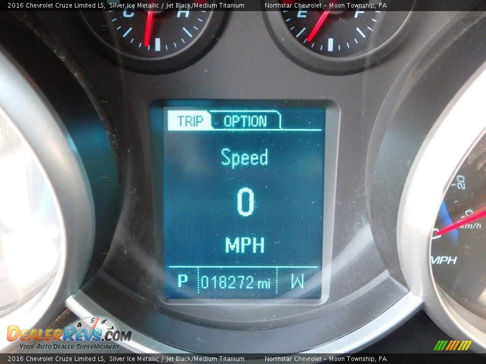 2016 Chevrolet Cruze Limited LS Silver Ice Metallic / Jet Black/Medium Titanium Photo #30