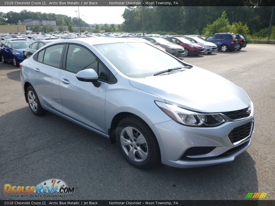 2018 Chevrolet Cruze LS Arctic Blue Metallic / Jet Black Photo #7