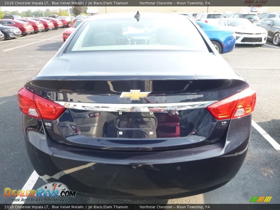2018 Chevrolet Impala LT Blue Velvet Metallic / Jet Black/Dark Titanium Photo #4