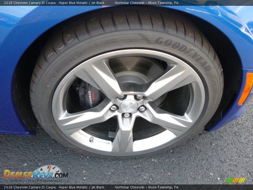 2018 Chevrolet Camaro SS Coupe Hyper Blue Metallic / Jet Black Photo #7