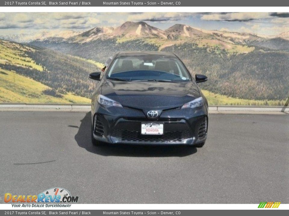 2017 Toyota Corolla SE Black Sand Pearl / Black Photo #2