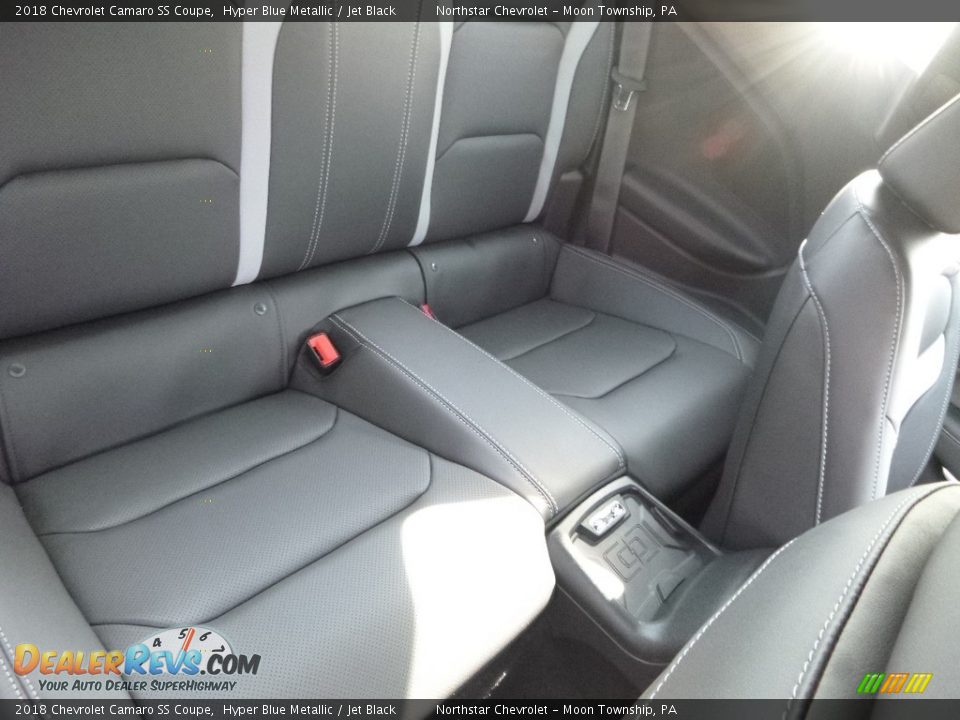 2018 Chevrolet Camaro SS Coupe Hyper Blue Metallic / Jet Black Photo #11