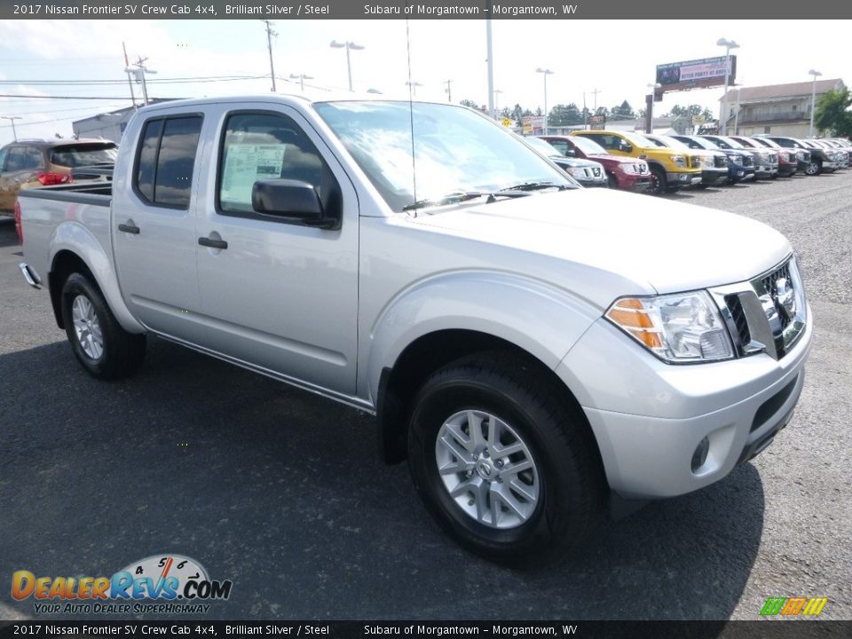 2017 Nissan Frontier SV Crew Cab 4x4 Brilliant Silver / Steel Photo #1