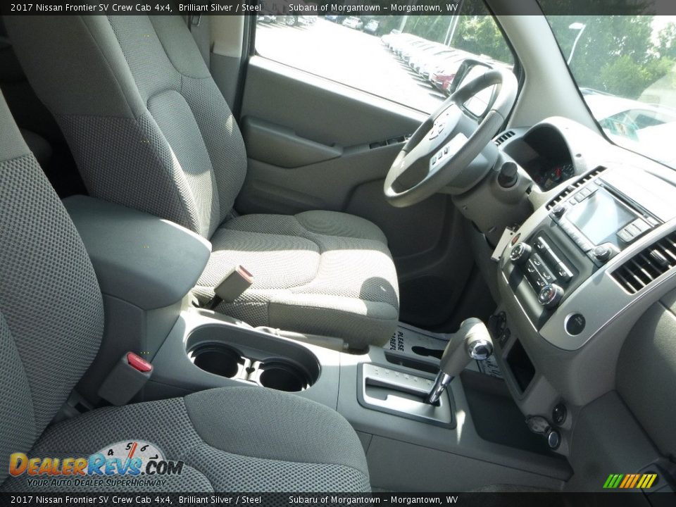 2017 Nissan Frontier SV Crew Cab 4x4 Brilliant Silver / Steel Photo #3