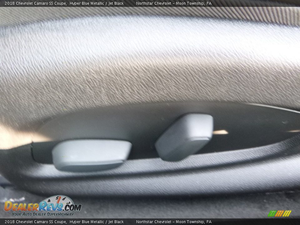 2018 Chevrolet Camaro SS Coupe Hyper Blue Metallic / Jet Black Photo #16