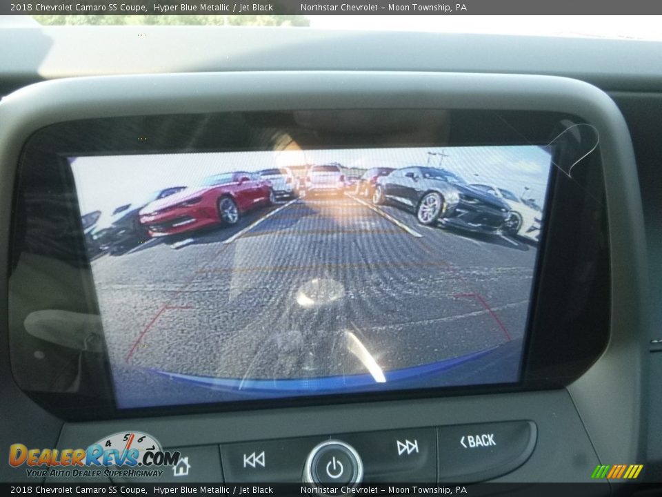 2018 Chevrolet Camaro SS Coupe Hyper Blue Metallic / Jet Black Photo #19