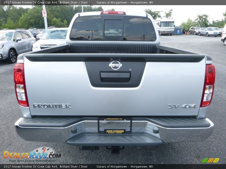 2017 Nissan Frontier SV Crew Cab 4x4 Brilliant Silver / Steel Photo #9