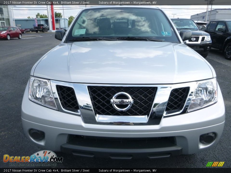 2017 Nissan Frontier SV Crew Cab 4x4 Brilliant Silver / Steel Photo #13