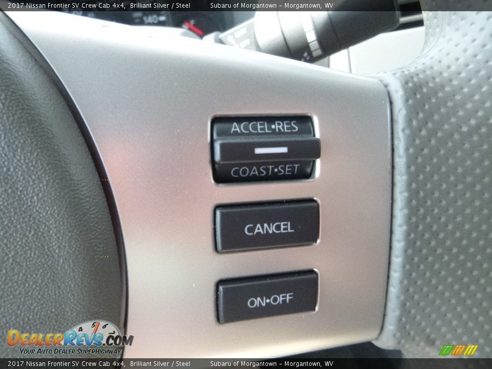 2017 Nissan Frontier SV Crew Cab 4x4 Brilliant Silver / Steel Photo #18